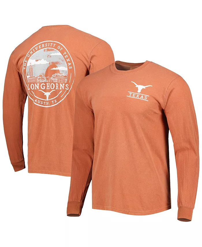 Мужская футболка с длинным рукавом Texas Orange Texas Longhorns Circle Campus Scene Image One
Мужская футболка с длинным рукавом Texas Orange Texas Longhorns Circle Campus Scene Image One