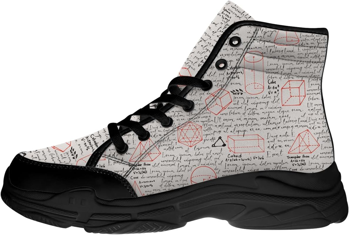 Мужские и женские высокие кеды для математики, кружевные кеды на платформе из холста, подарки для любителей математики Generic, 3103 Math Formulas
Мужские и женские высокие кеды для математики, кружевные кеды на платформе из холста, подарки для любителей математики Generic, 3103 Math Formulas