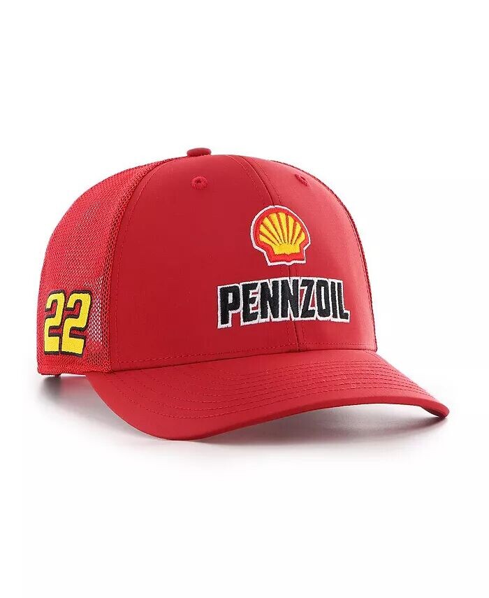 Мужская красная кепка Joey Logano Shell-Penzoil Triple Hit Corduroy Adjustable '47 Brand
Мужская красная кепка Joey Logano Shell-Penzoil Triple Hit Corduroy Adjustable '47 Brand
