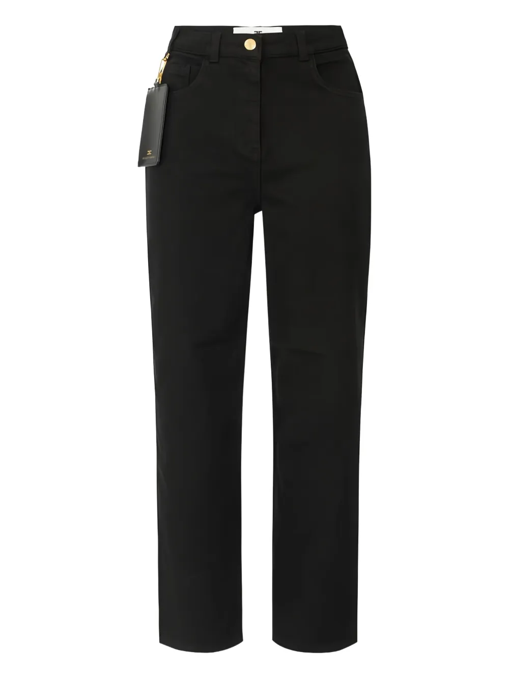 Джинсы из смесового хлопка с пятью карманами Elisabetta Franchi, черный
Джинсы из смесового хлопка с пятью карманами Elisabetta Franchi, черный