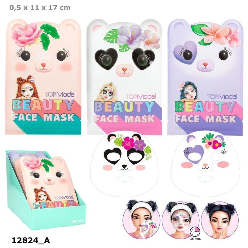 Косметическая маска Animal Top Model Beauty Me, 1 шт., микс 12824A Depesche 
Косметическая маска Animal Top Model Beauty Me, 1 шт., микс 12824A Depesche