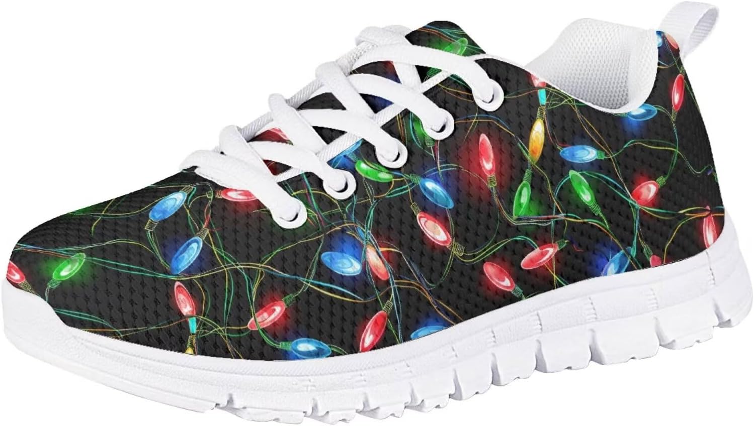 Рождественские кроссовки Forchrinse для девочек и мальчиков, легкие шнурованные ходовые кроссовки, повседневные беговые кроссовки с противоскользящей подошвой, Christmas Colorful Lights
Рождественские кроссовки Forchrinse для девочек и мальчиков, легкие шнурованные ходовые кроссовки, повседневные беговые кроссовки с противоскользящей подошвой, Christmas Colorful Lights