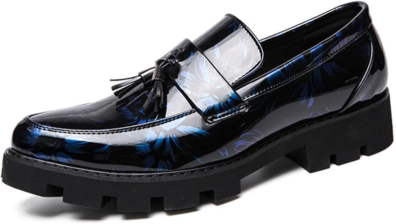 Мужские лаковые лоферы с кисточками, слипоны, формальные деловые туфли с утяжеленной подошвой, модные с заостренным носком, прогулочные и повседневные туфли для выпускного, свиданий и свадьбы Generic, синий
Мужские лаковые лоферы с кисточками, слипоны, формальные деловые туфли с утяжеленной подошвой, модные с заостренным носком, прогулочные и повседневные туфли для выпускного, свиданий и свадьбы Generic, синий