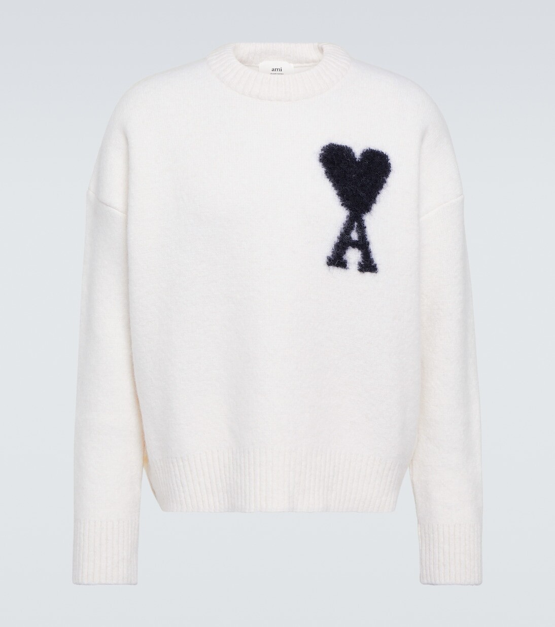 Свитер из смесовой шерсти Ami Paris, черный
Свитер из смесовой шерсти Ami Paris, черный