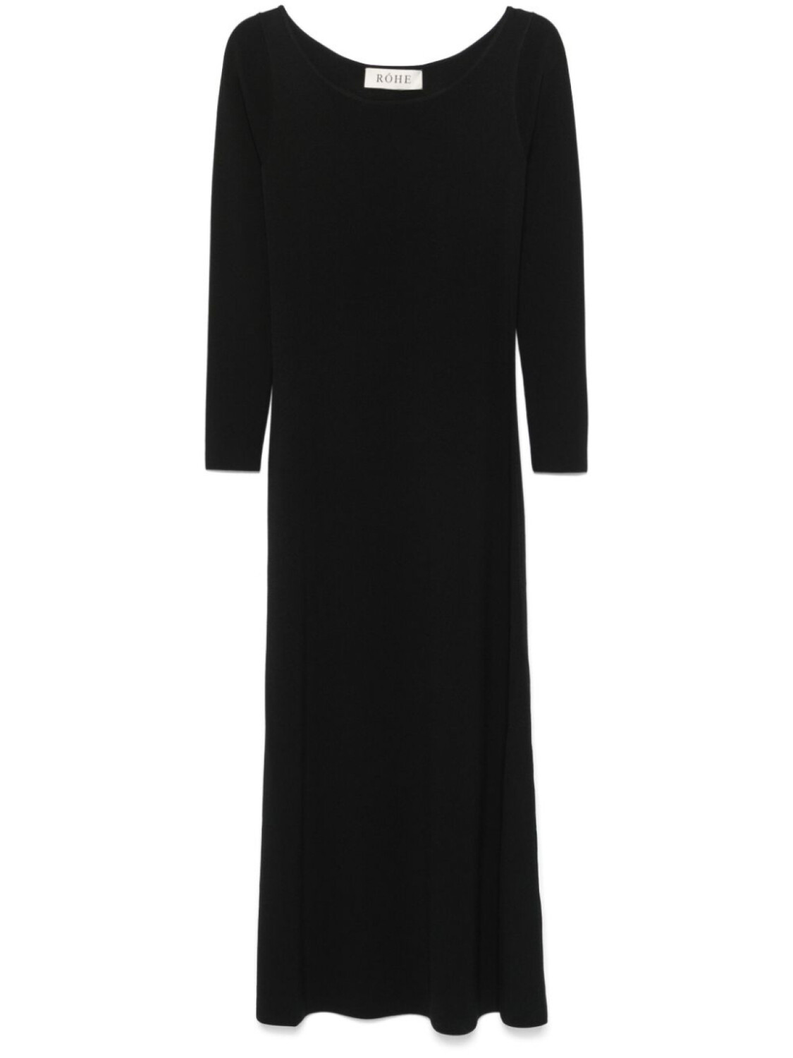 Róhe трикотажное платье миди с открытыми плечами, черный
Róhe трикотажное платье миди с открытыми плечами, черный