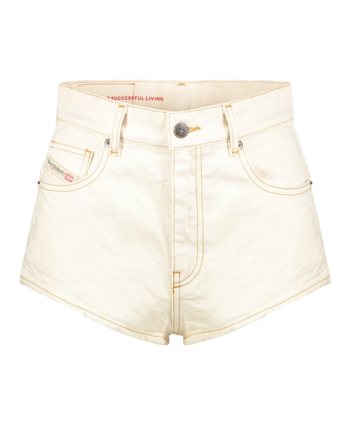 Джинсовые шорты с высокой талией Diesel, бежевый
Джинсовые шорты с высокой талией Diesel, бежевый