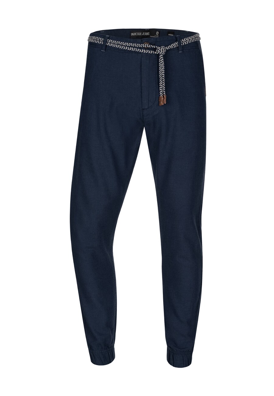 Зауженные брюки INDICODE JEANS Blnda, темно-синий 
Зауженные брюки INDICODE JEANS Blnda, темно-синий