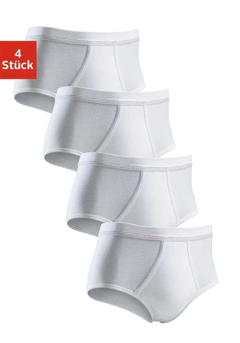Трусы Clipper (4 шт.), простые базовые на каждый день, из тонкой рубчатой ткани, белый
Трусы Clipper (4 шт.), простые базовые на каждый день, из тонкой рубчатой ткани, белый