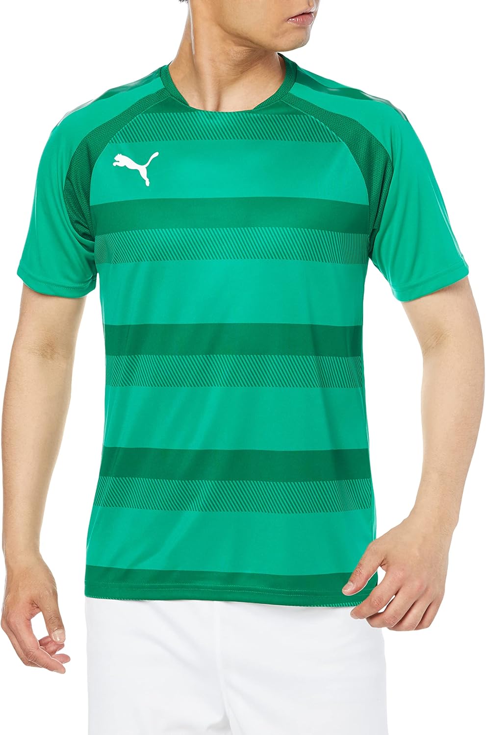 Мужская футболка PUMA TEAMVISION для баскетбола, белый/зеленый
Мужская футболка PUMA TEAMVISION для баскетбола, белый/зеленый