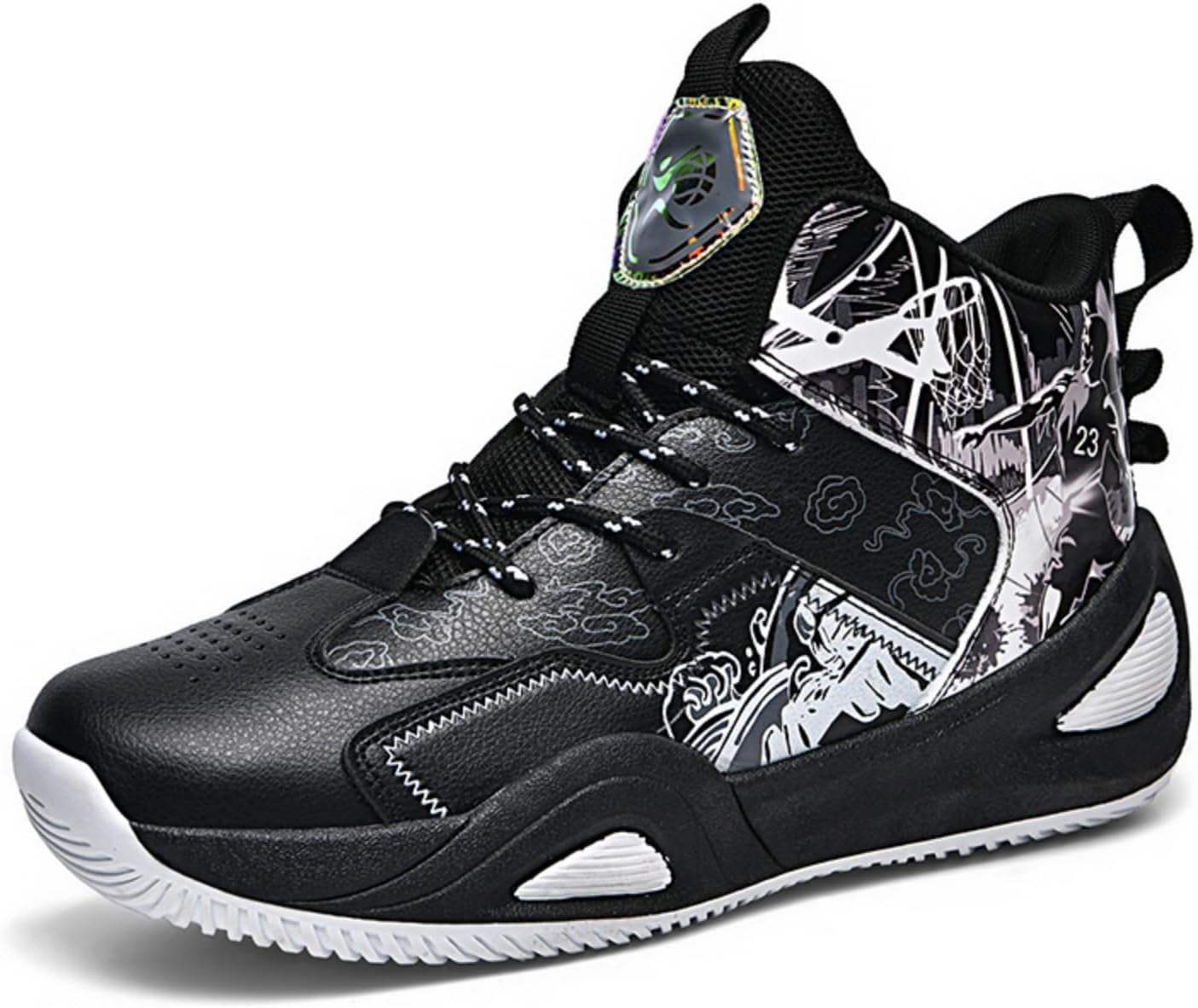 Мужские дышащие баскетбольные кроссовки на шнуровке, модные, с высоким берцем, противоскользящие, для повседневной носки, тренировок, тенниса, пробежек и ходьбы Boaobaihuo
Мужские дышащие баскетбольные кроссовки на шнуровке, модные, с высоким берцем, противоскользящие, для повседневной носки, тренировок, тенниса, пробежек и ходьбы Boaobaihuo