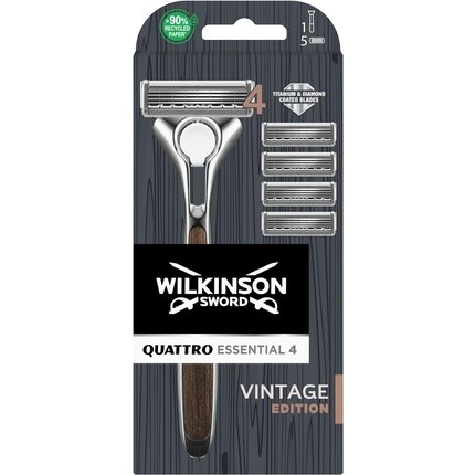 Бритва Quattro Vintage Edition, Wilkinson Sword
Бритва Quattro Vintage Edition, Wilkinson Sword