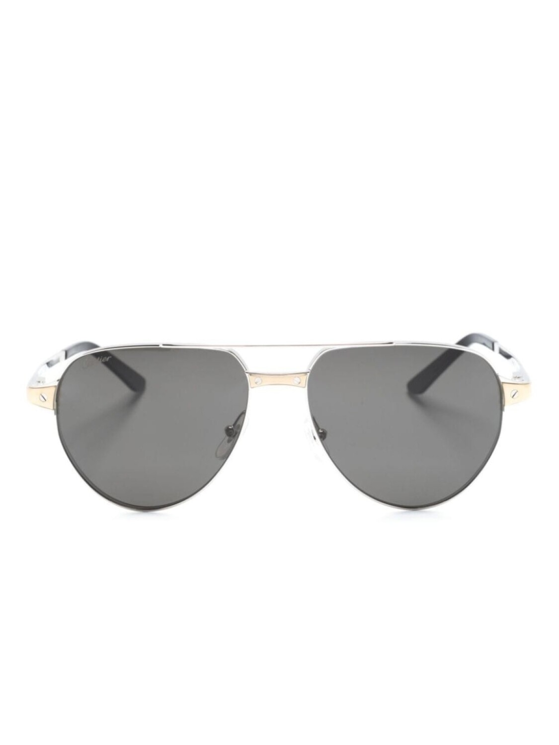 Cartier Eyewear солнцезащитные очки в прямоугольной оправе с логотипом, серебристый
Cartier Eyewear солнцезащитные очки в прямоугольной оправе с логотипом, серебристый