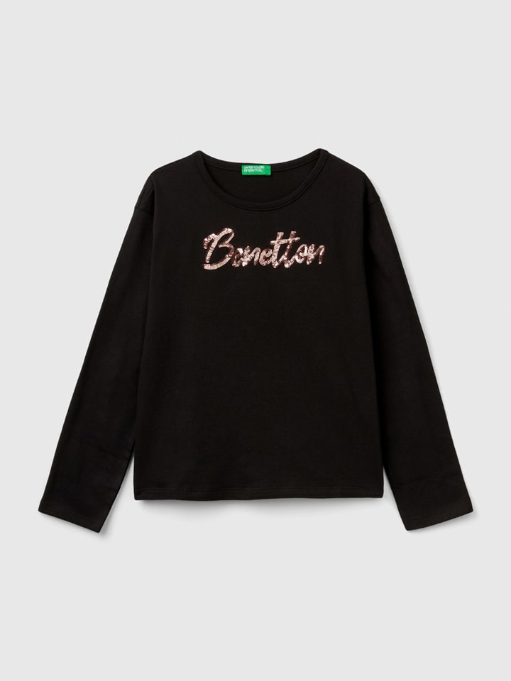 Рубашка с длинным рукавом Benetton, черный
Рубашка с длинным рукавом Benetton, черный