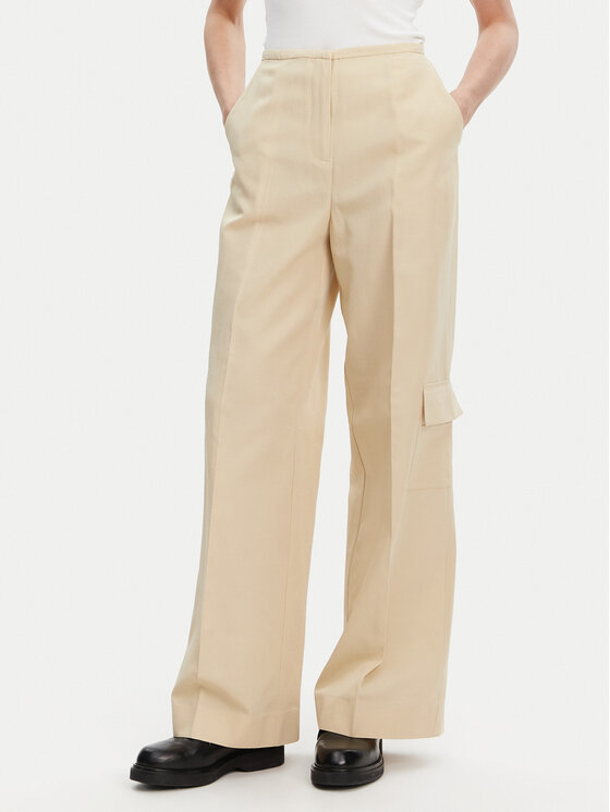 Широкие брюки K20K208168 Calvin Klein, бежевый
Широкие брюки K20K208168 Calvin Klein, бежевый