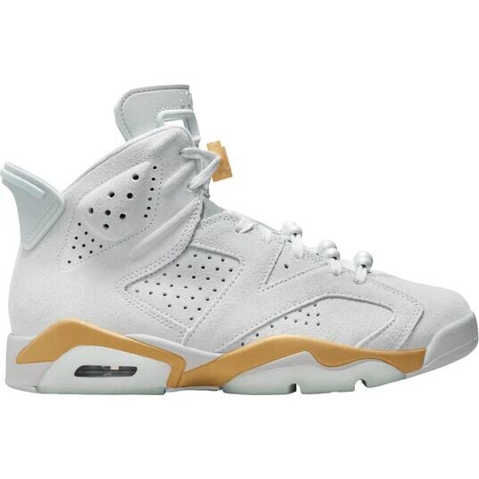 Кроссовки WMNS Air Jordan 6 Retro Pearl, цвет Platinum/Gletscherblau/Metallic Gold
Кроссовки WMNS Air Jordan 6 Retro Pearl, цвет Platinum/Gletscherblau/Metallic Gold