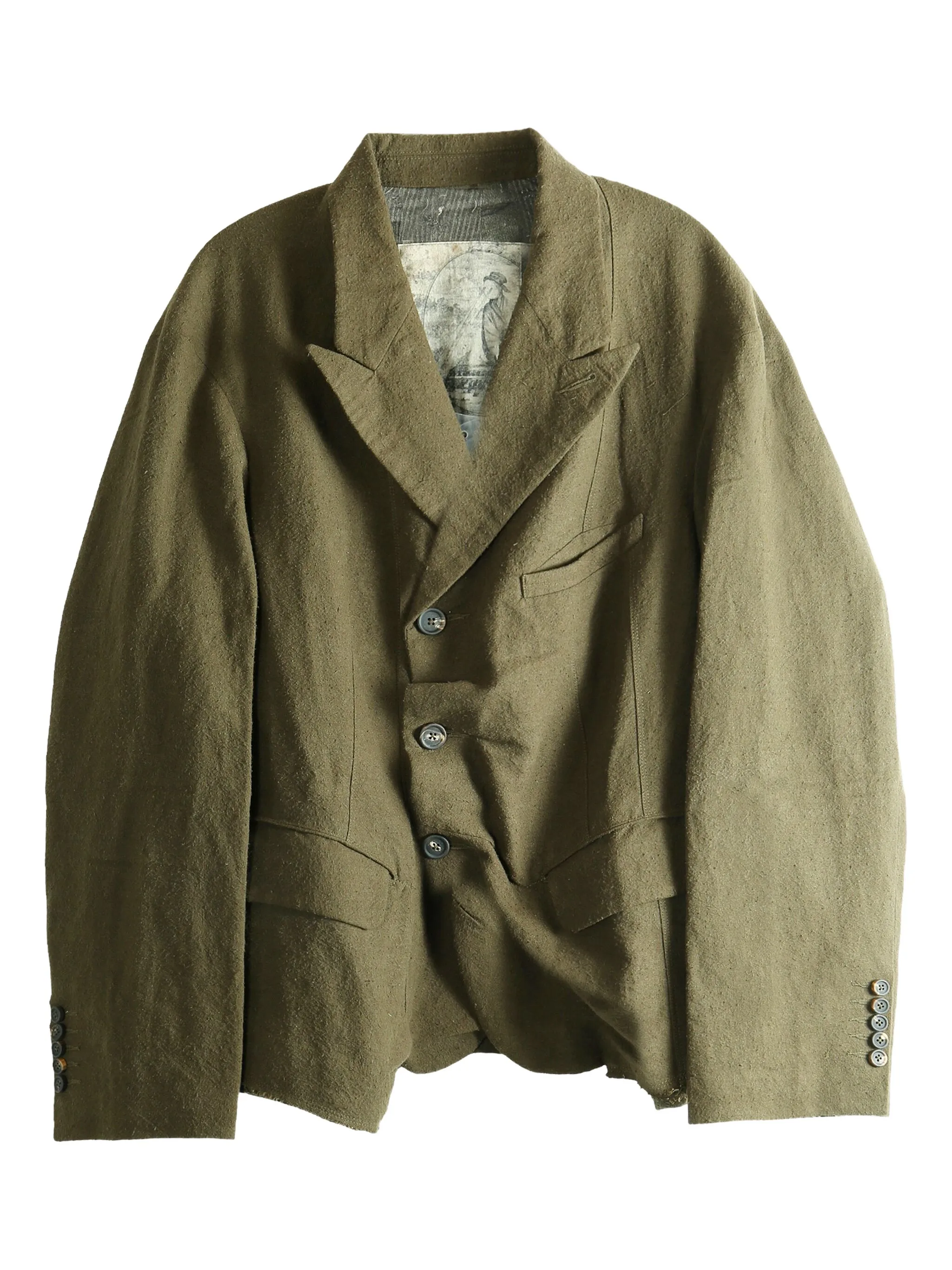 Пиджак на пуговицах Ziggy Chen, зеленый
Пиджак на пуговицах Ziggy Chen, зеленый