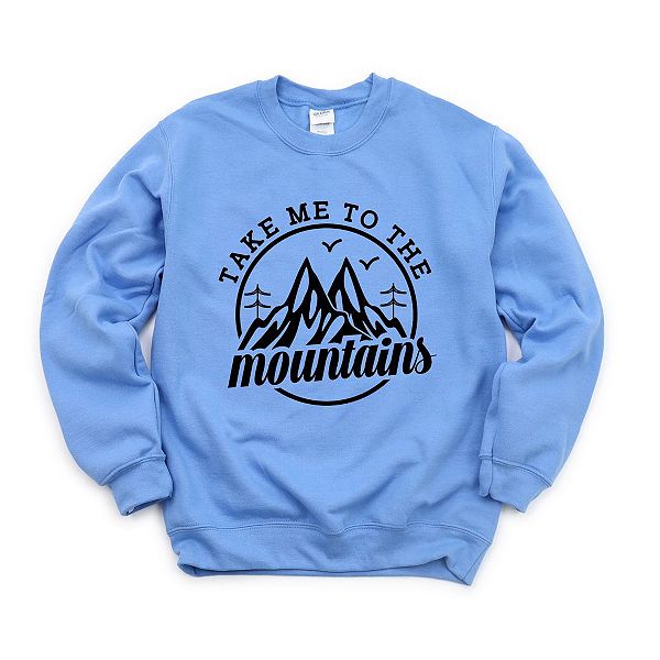 Свитшот с принтом "Take me to the mountains" Simply Sage Market, Carolina Blue
Свитшот с принтом "Take me to the mountains" Simply Sage Market, Carolina Blue