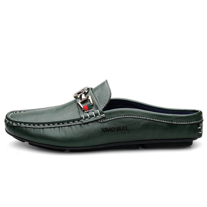 XIMO BULL Мужские противоскользящие тапочки с закрытым носком зеленого цвета, цвет Green
XIMO BULL Мужские противоскользящие тапочки с закрытым носком зеленого цвета, цвет Green