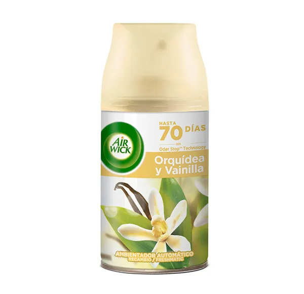 Заправка для автоматического освежителя воздуха Orquídea Y Vainilla Airwick, 250 ml
Заправка для автоматического освежителя воздуха Orquídea Y Vainilla Airwick, 250 ml
