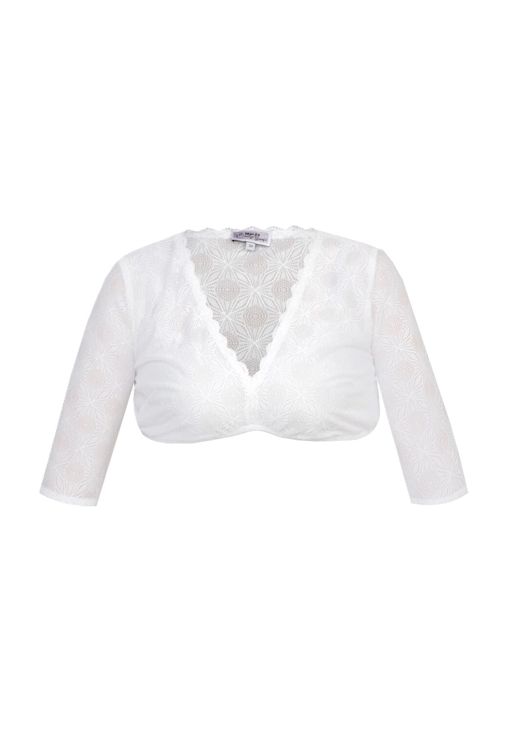 Блуза дирндль, кружевная кайма, рукава до половины, женская MarJo, белый
Блуза дирндль, кружевная кайма, рукава до половины, женская MarJo, белый