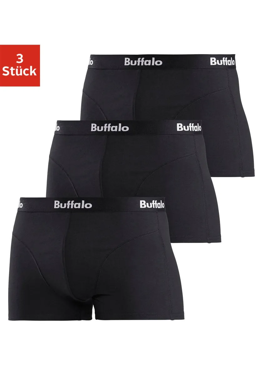 Боксеры Buffalo (3 шт. в упаковке) с оверлочными швами спереди, черный
Боксеры Buffalo (3 шт. в упаковке) с оверлочными швами спереди, черный