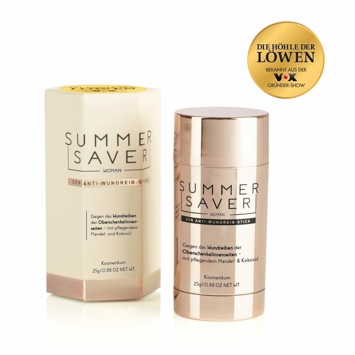 Стик против натирания с миндалем и amp Кокосовое масло 25 г. SUMMERSAVER 
Стик против натирания с миндалем и amp Кокосовое масло 25 г. SUMMERSAVER