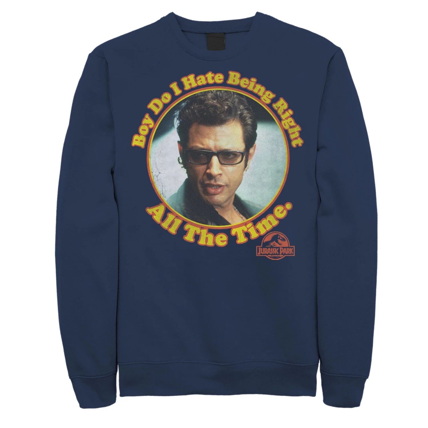 Мужской свитшот-пуловер «Парк Юрского периода: Ненавижу быть правым всегда» Licensed Character, синий
Мужской свитшот-пуловер «Парк Юрского периода: Ненавижу быть правым всегда» Licensed Character, синий