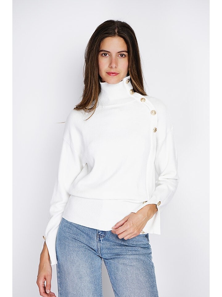 Пуловер William de Faye Rollkragenpullover, белый
Пуловер William de Faye Rollkragenpullover, белый