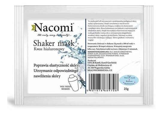 Маска для лица из водорослей и гиалуроновой кислоты, 25 г Nacomi, Shaker Mask
Маска для лица из водорослей и гиалуроновой кислоты, 25 г Nacomi, Shaker Mask