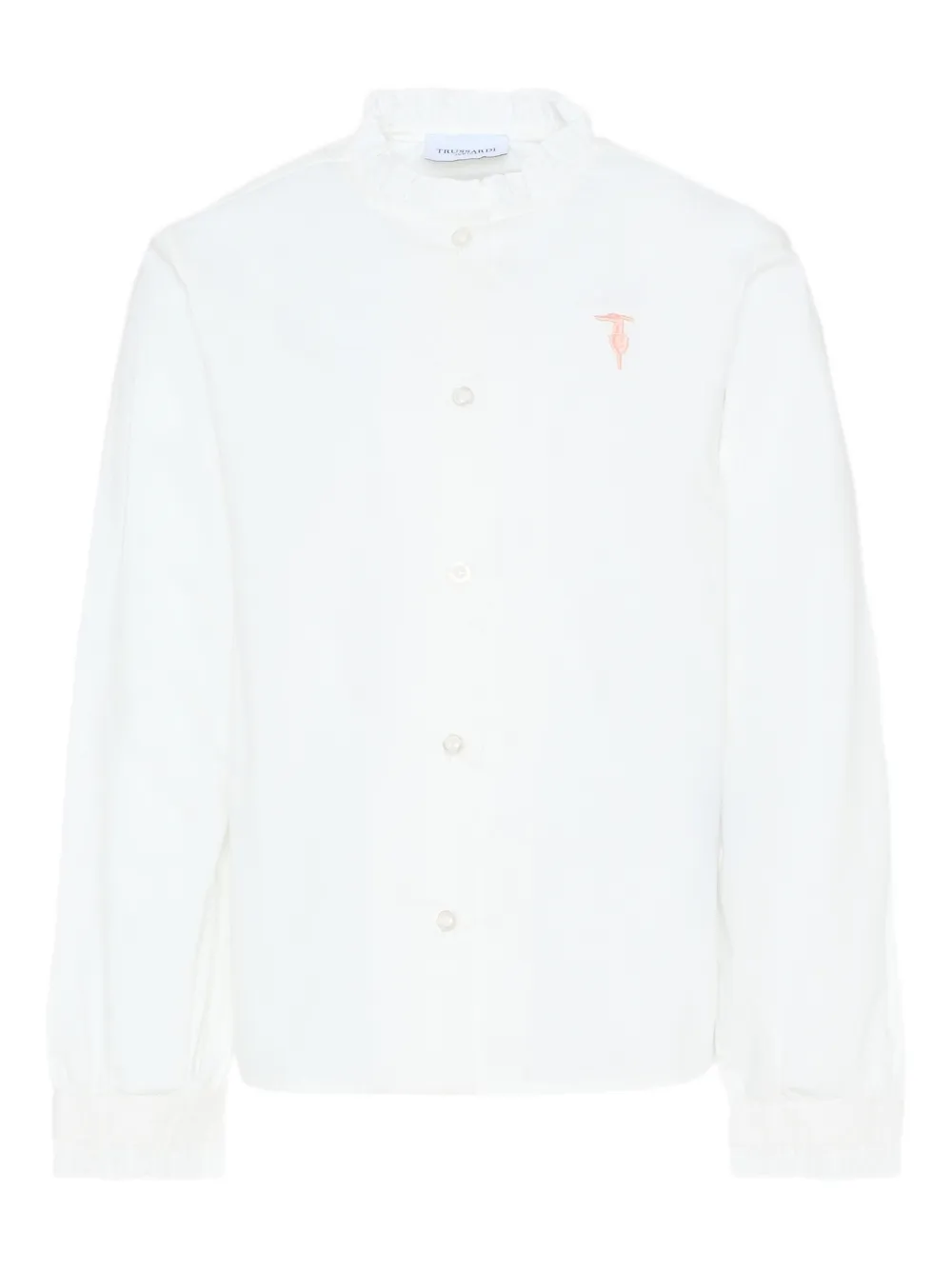 Топ с оборками и длинными рукавами Trussardi Junior, белый
Топ с оборками и длинными рукавами Trussardi Junior, белый