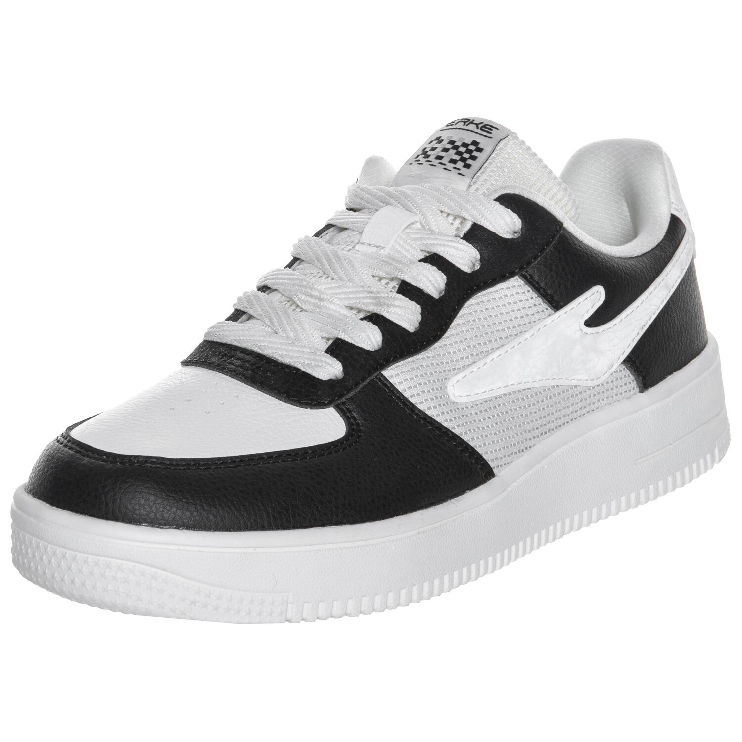 Кеды, скейтборд обувь женская низкая микрокристаллическая белый/орто-черный Erke
Кеды, скейтборд обувь женская низкая микрокристаллическая белый/орто-черный Erke