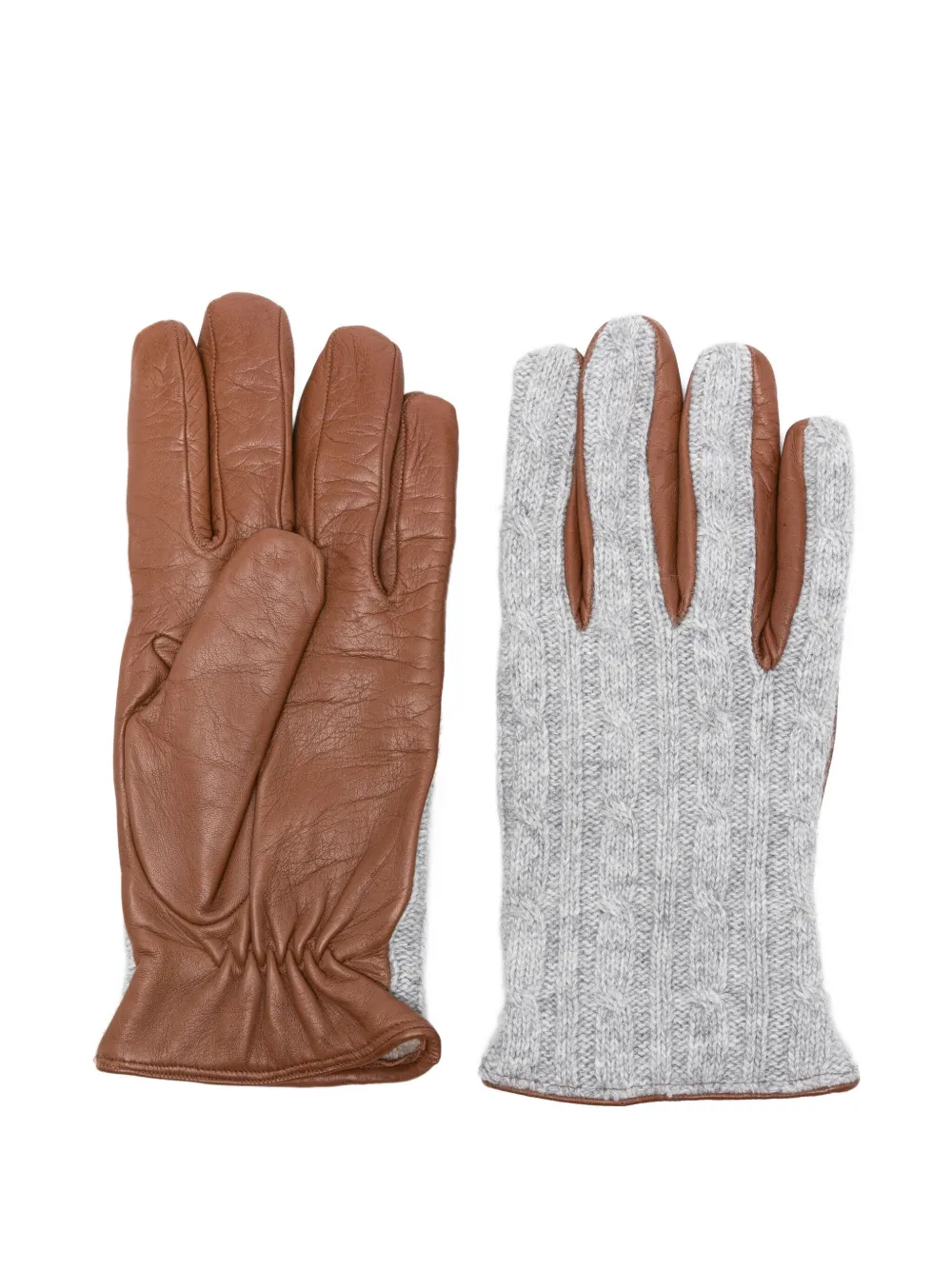 Перчатки фактурной вязки Eleventy, коричневый
Перчатки фактурной вязки Eleventy, коричневый