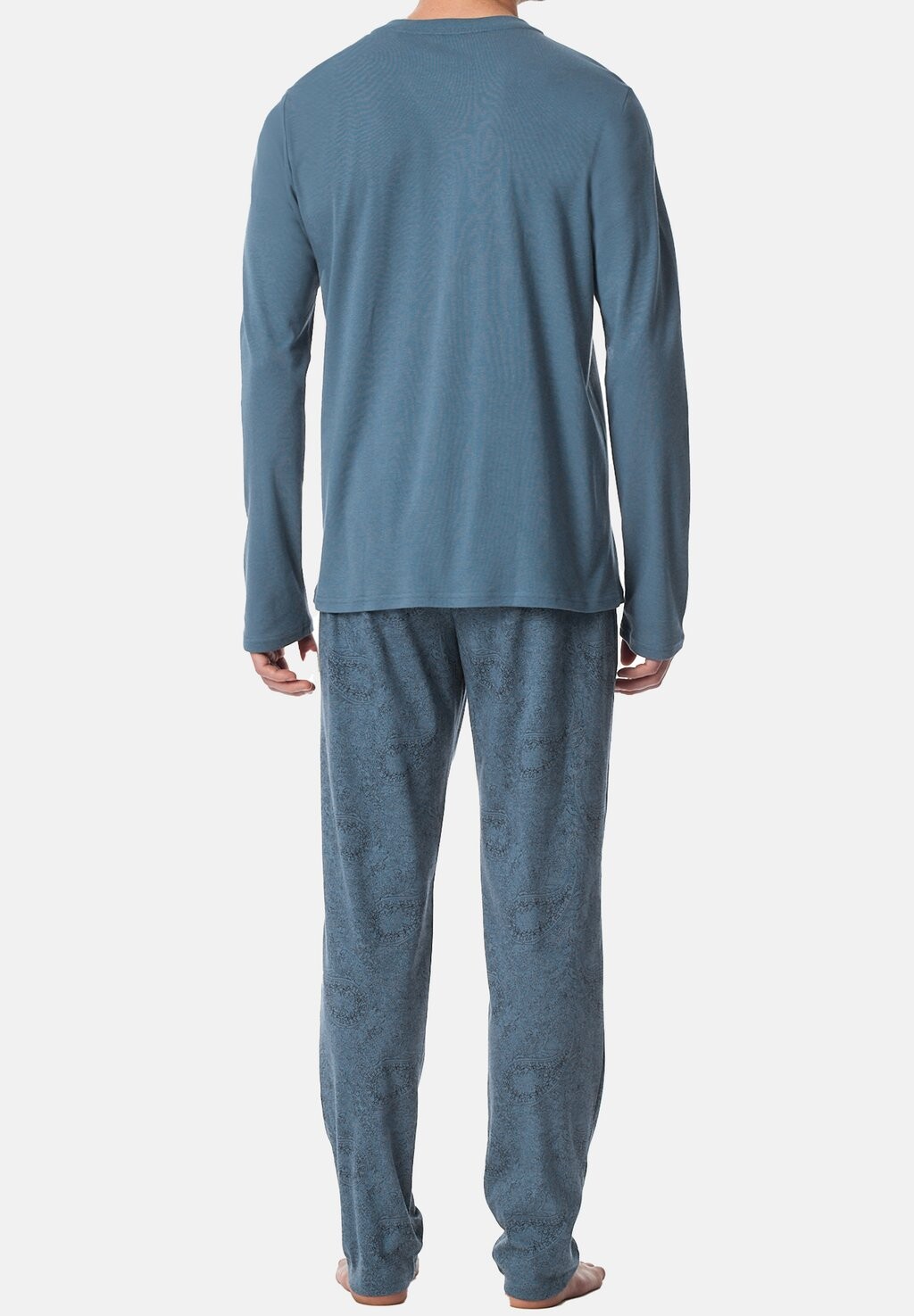 Пижамный комплект FINE INTERLOCK Schiesser, синий 
Пижамный комплект FINE INTERLOCK Schiesser, синий