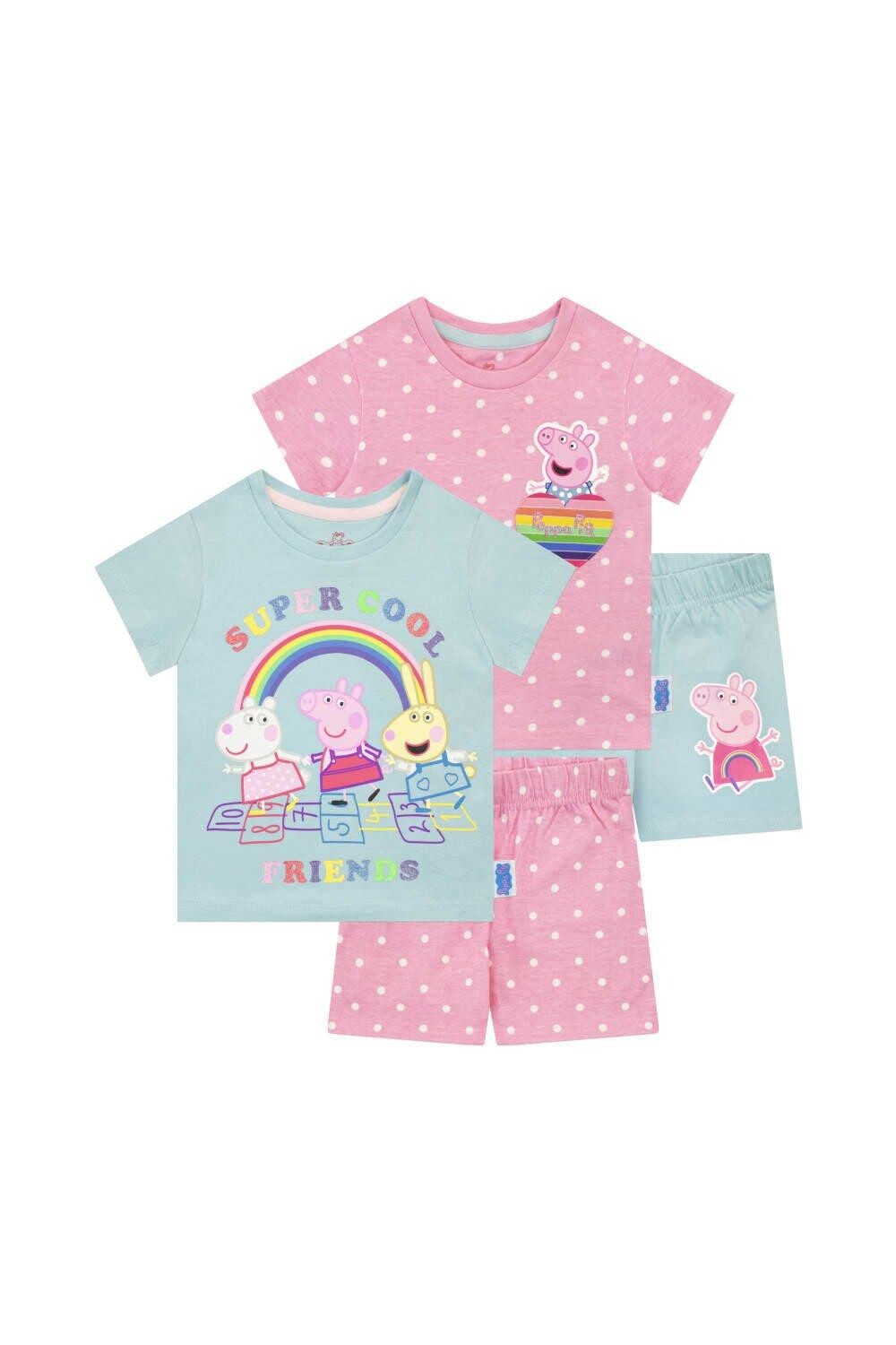 Комплект из 2 коротких пижам Peppa Pig, розовый
Комплект из 2 коротких пижам Peppa Pig, розовый