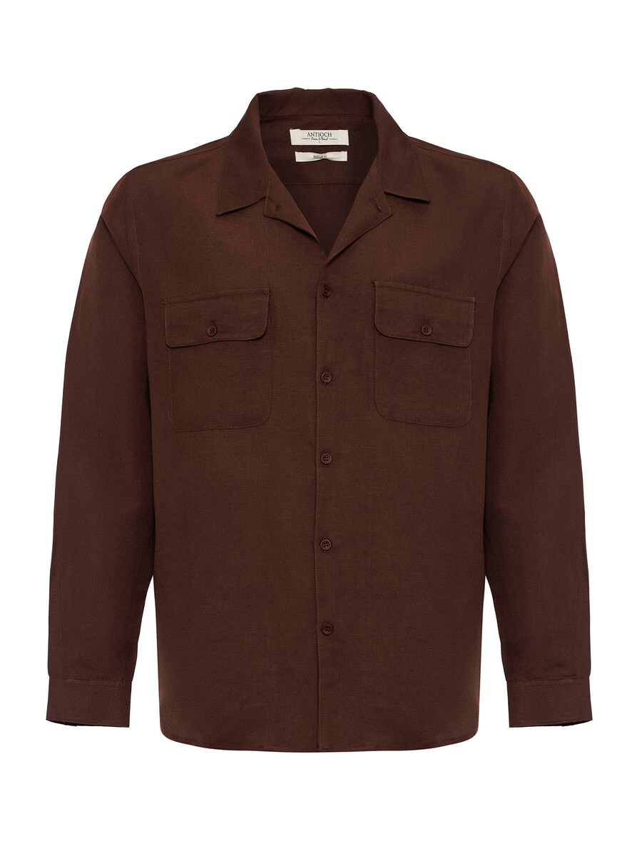 Рубашка на пуговицах классического кроя Antioch, коричневый
Рубашка на пуговицах классического кроя Antioch, коричневый