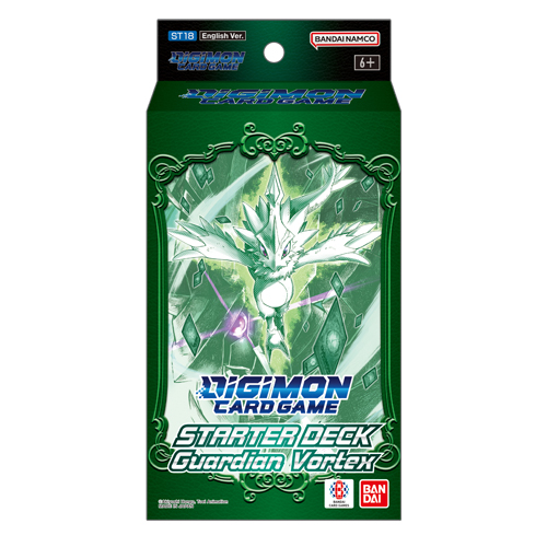 Карточная игра Digimon Card Game: Guardian Vortex Starter Deck (St-18) Bandai 
Карточная игра Digimon Card Game: Guardian Vortex Starter Deck (St-18) Bandai