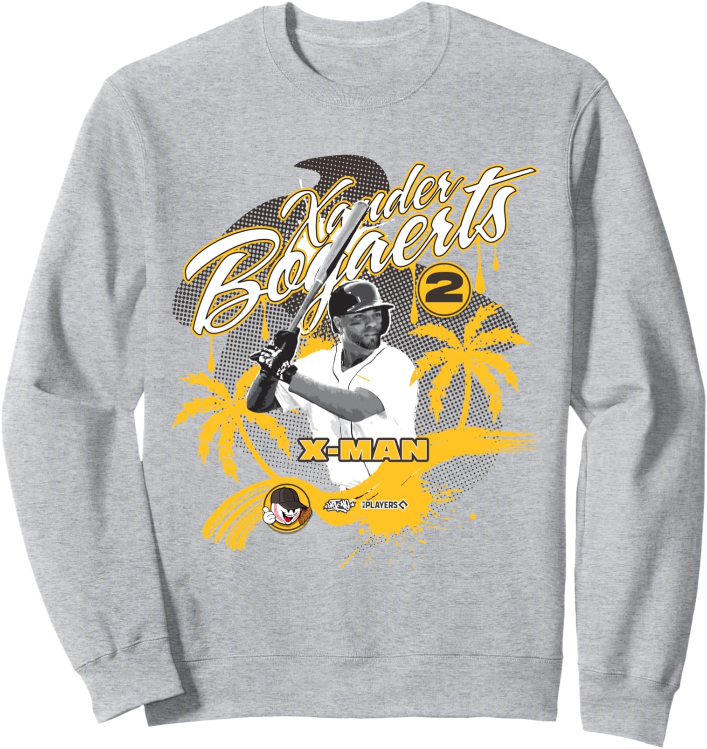 Толстовка с изображением Ксандера Богарца, бейсболиста из Сан-Диего и скейтбордиста (игрока MLB) x 1 Ryno Sports, серый
Толстовка с изображением Ксандера Богарца, бейсболиста из Сан-Диего и скейтбордиста (игрока MLB) x 1 Ryno Sports, серый