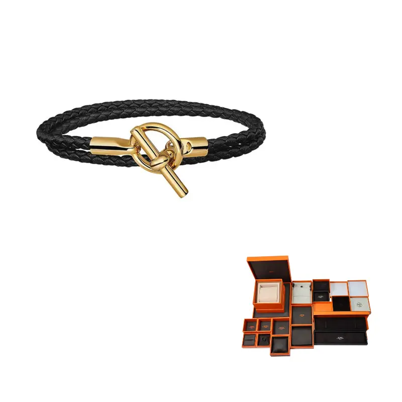 Кожаные браслеты Glenan унисекс gold HERMES, черный
Кожаные браслеты Glenan унисекс gold HERMES, черный
