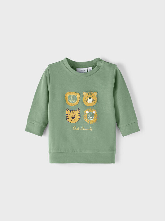 Толстовка обычного кроя Name It, зеленый
Толстовка обычного кроя Name It, зеленый