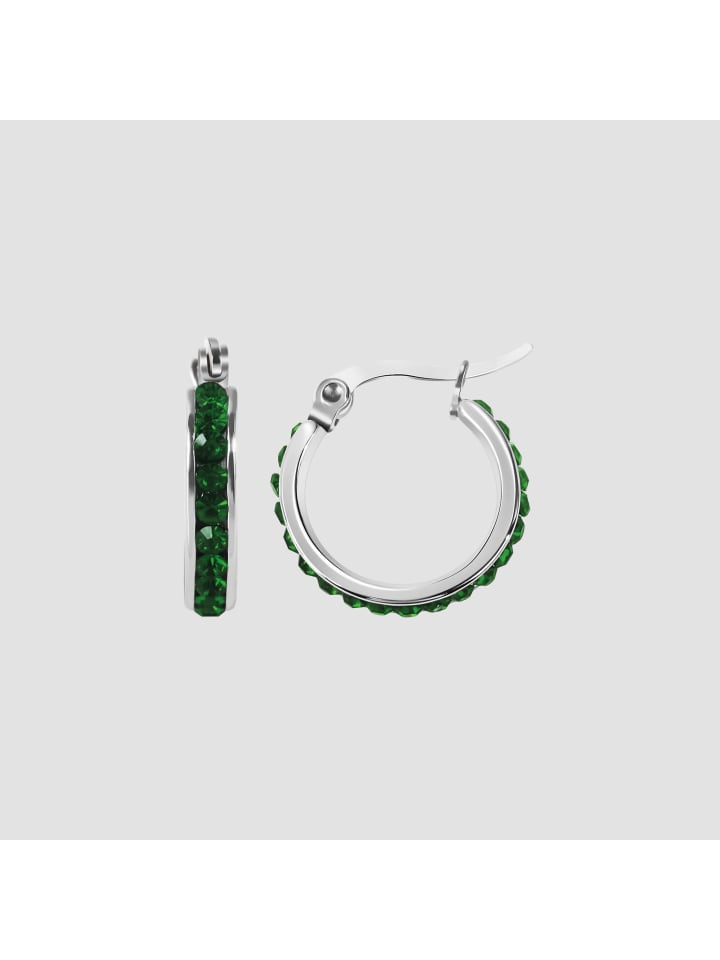 Adeliás Женские серьги - Серьги-кольца из нержавеющей стали со стразами серебристого цвета
Adeliás Женские серьги - Серьги-кольца из нержавеющей стали со стразами серебристого цвета