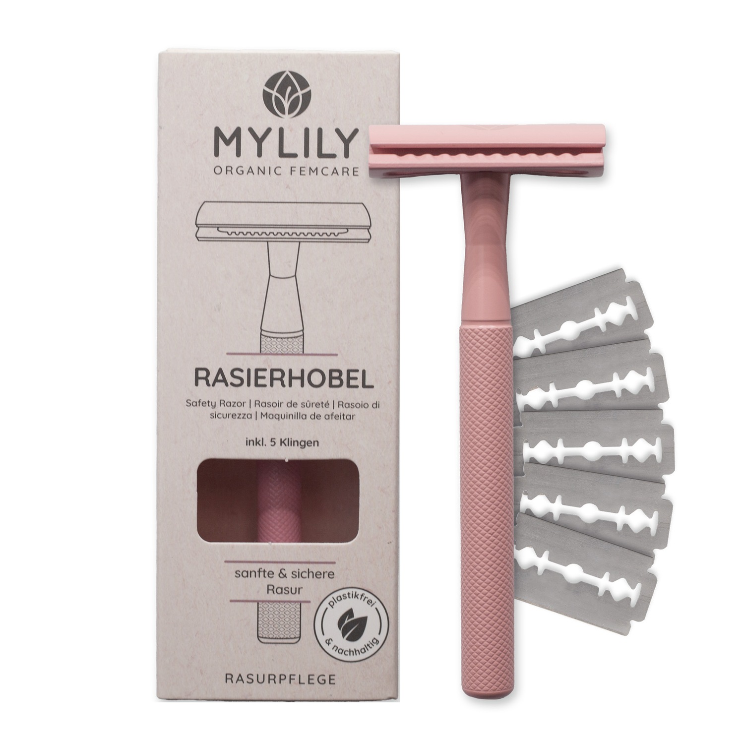 Бритва rasierhobel Mylily, rasierhobel rosa, количество 1 шт.
Бритва rasierhobel Mylily, rasierhobel rosa, количество 1 шт.