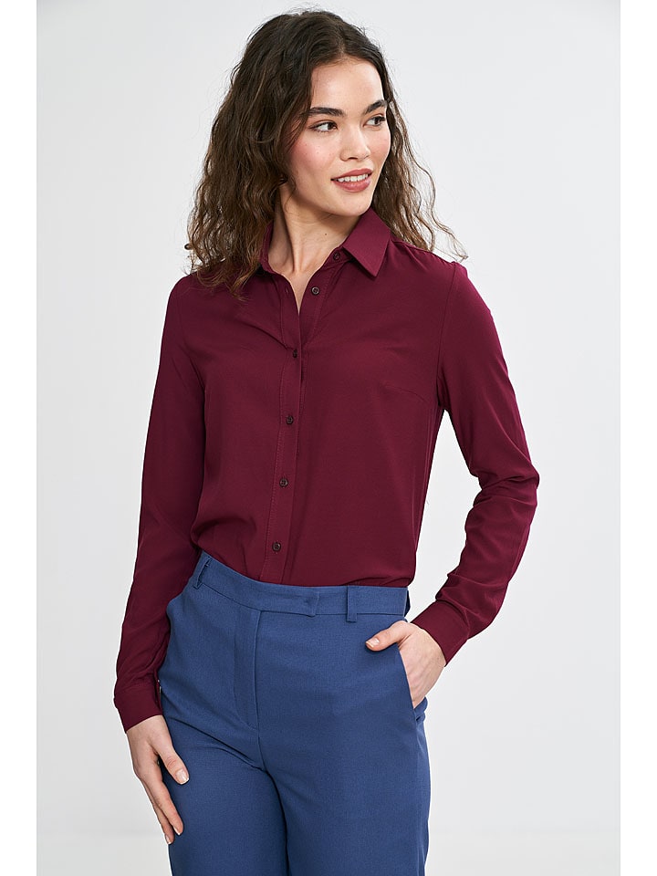 Nife Рубашка цвета бордо
Nife Рубашка цвета бордо