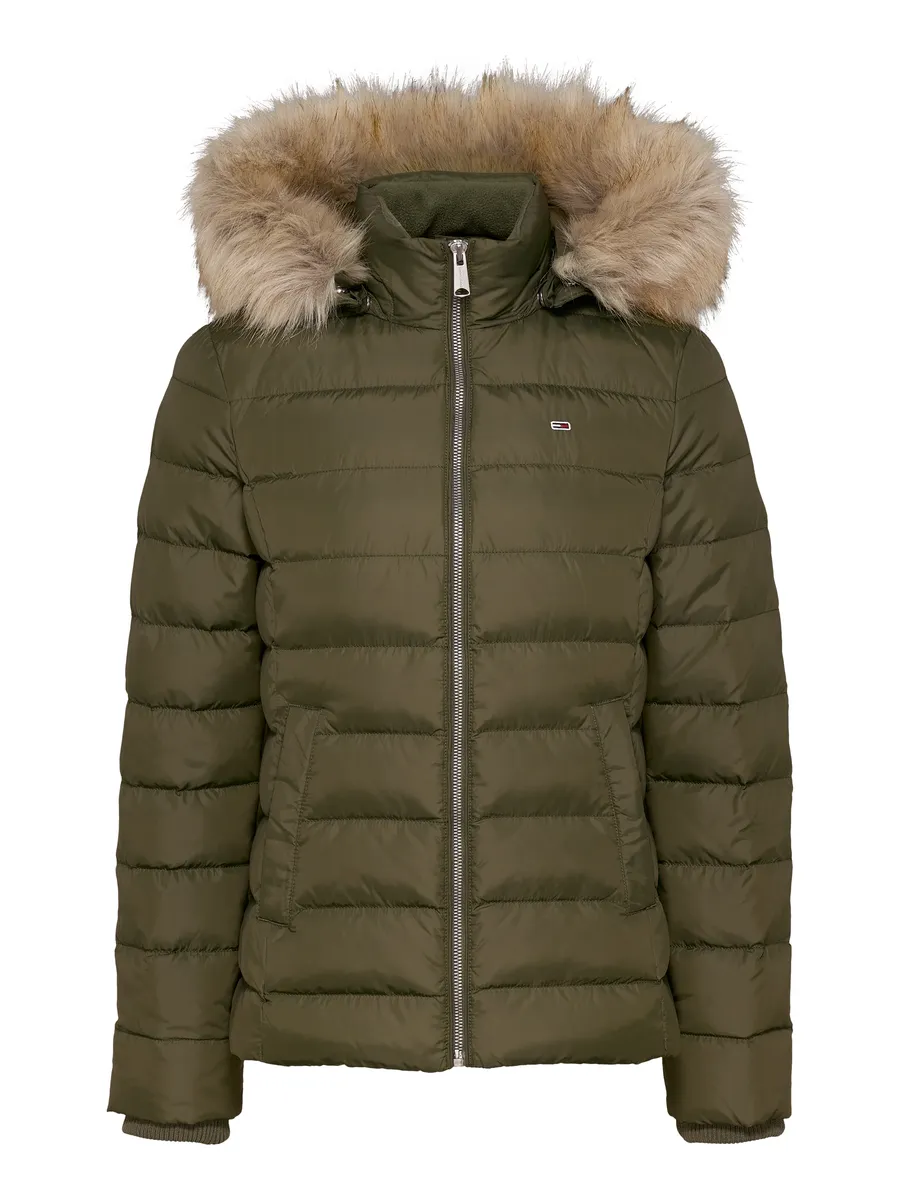 Стеганая куртка Tommy Jeans "TJW BASIC HOODED DOWN JACKET EXT", с капюшоном, с вышивкой логотипа, зеленый
Стеганая куртка Tommy Jeans "TJW BASIC HOODED DOWN JACKET EXT", с капюшоном, с вышивкой логотипа, зеленый