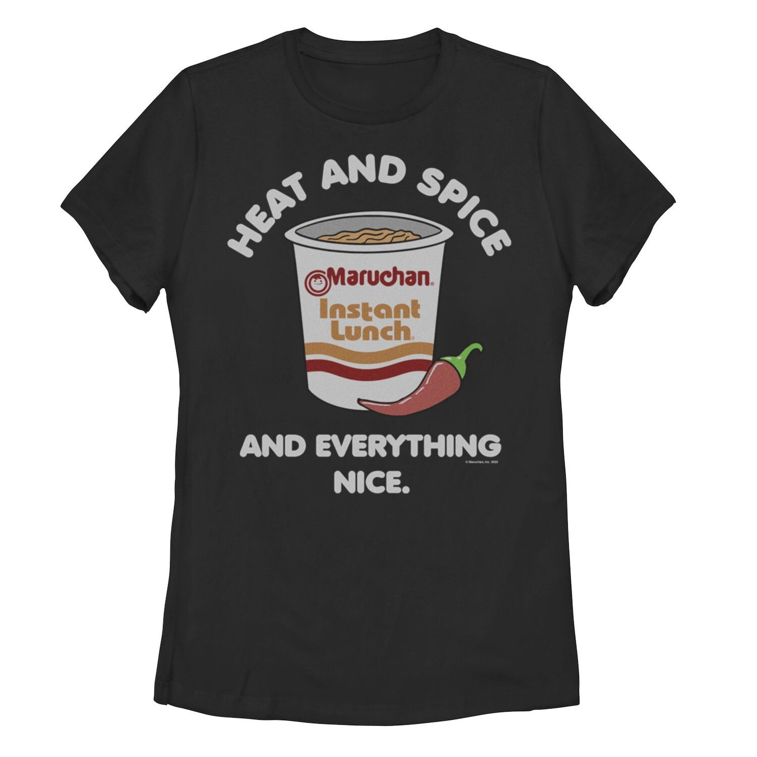 Футболка Maruchan для юниоров с рисунком «Heat And Spice And Everything Nice» Licensed Character
Футболка Maruchan для юниоров с рисунком «Heat And Spice And Everything Nice» Licensed Character