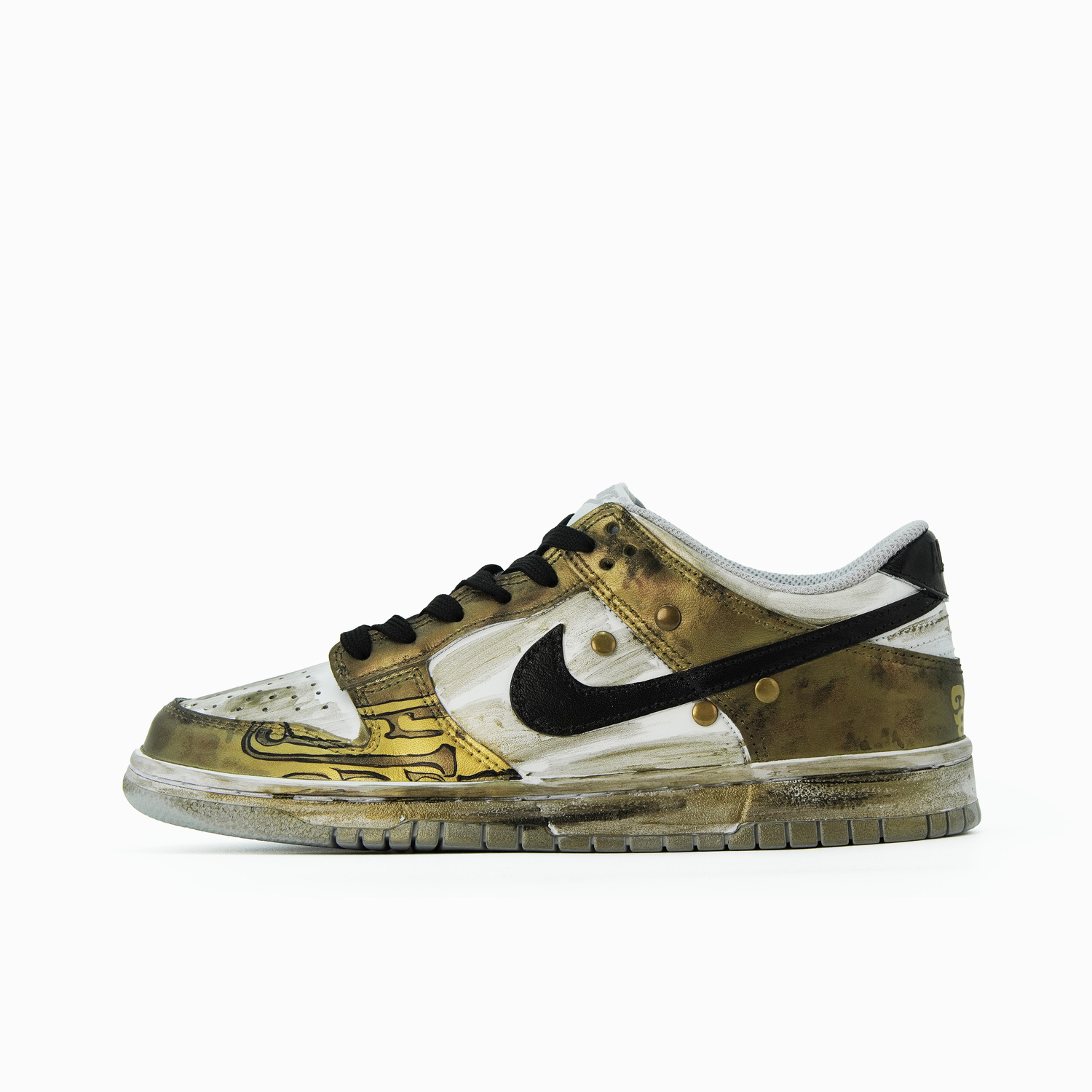 Nike Детские низкие скейтбордные кроссовки Dunk Bronze с противоскользящей и износостойкой подошвой, винтажного белого цвета
Nike Детские низкие скейтбордные кроссовки Dunk Bronze с противоскользящей и износостойкой подошвой, винтажного белого цвета
