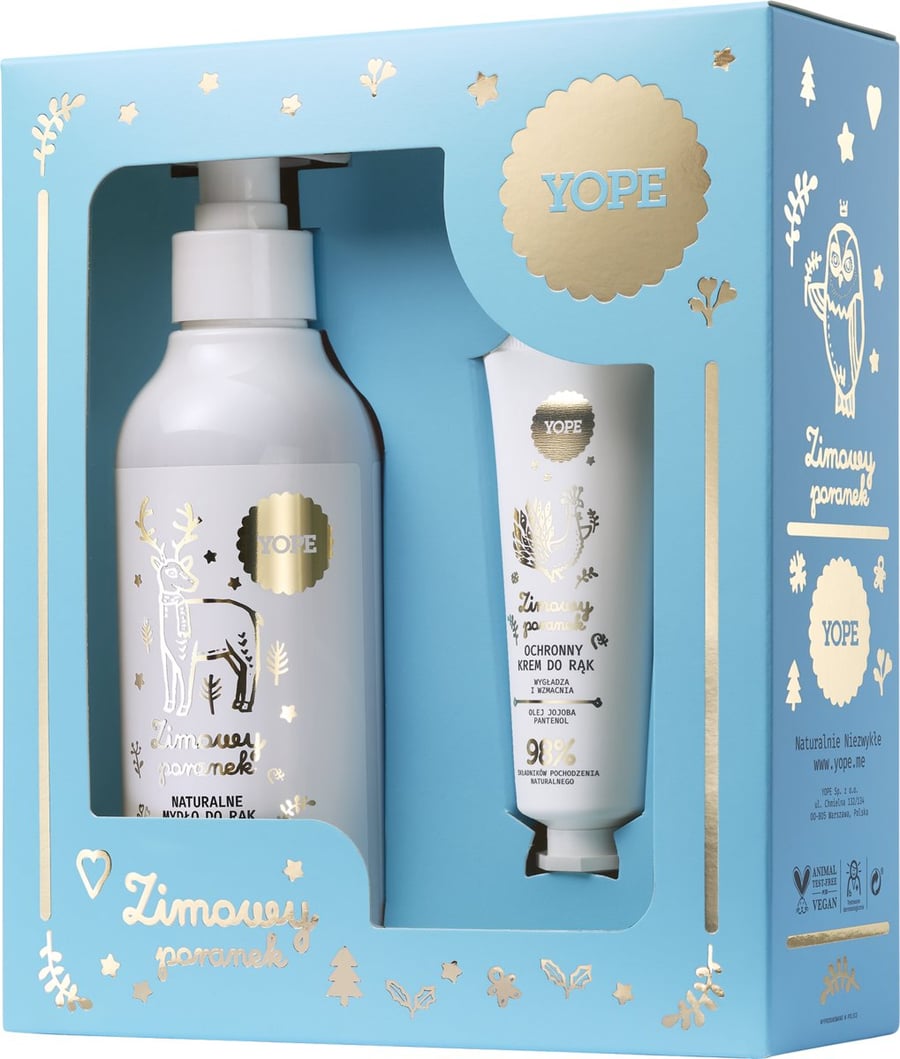Yope Winter Morning Set Soap 300 мл + Hand Cream 50 мл
Yope Winter Morning Set Soap 300 мл + Hand Cream 50 мл