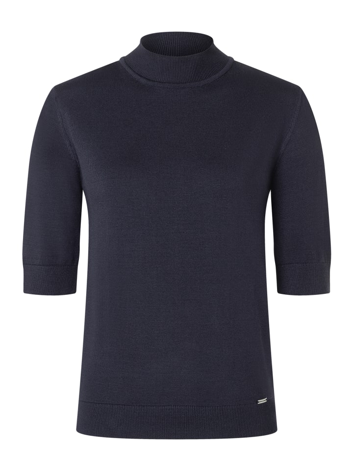 Вискозный свитер тонкой вязки темно-синего цвета More & More
Вискозный свитер тонкой вязки темно-синего цвета More & More