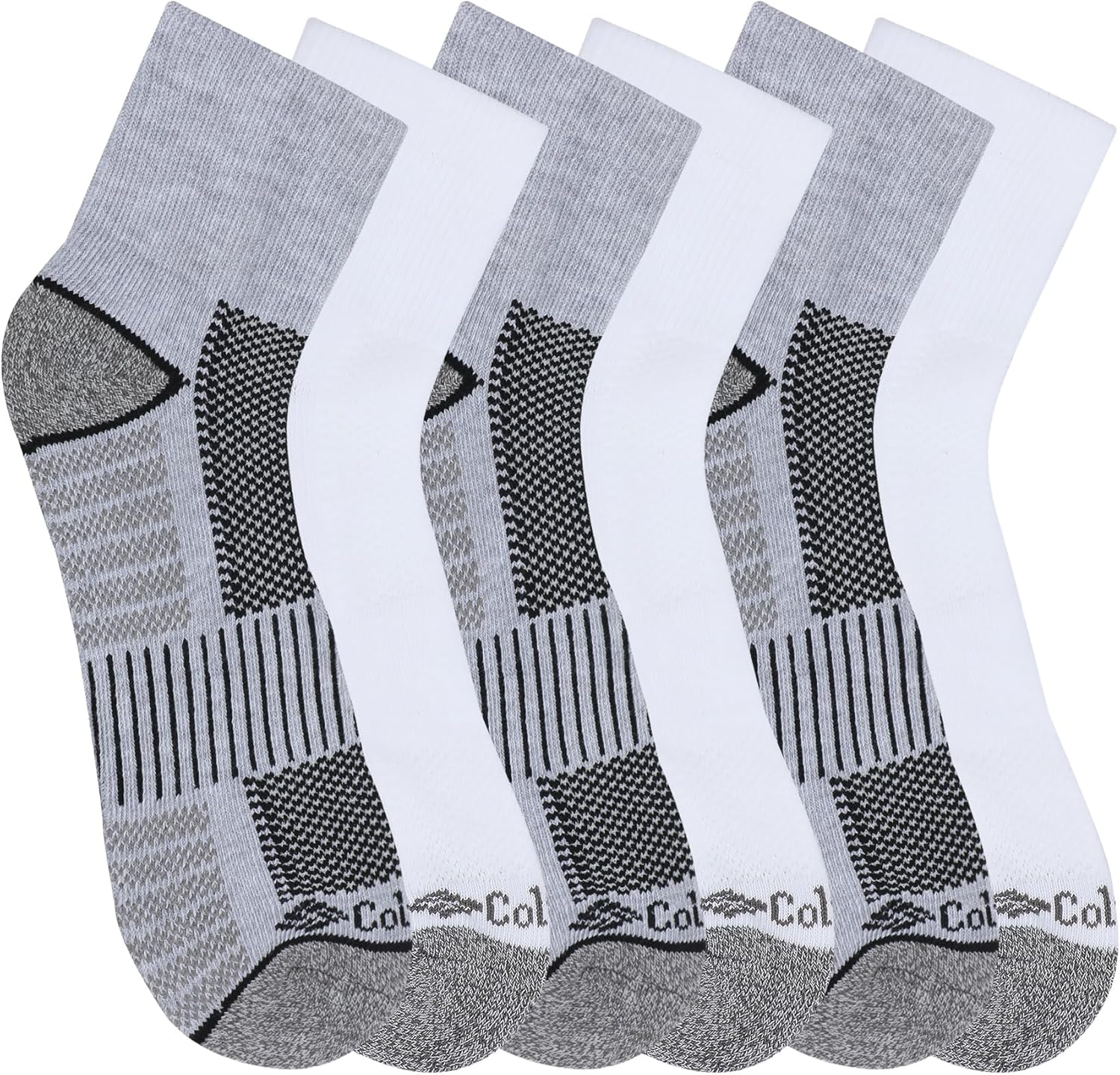 Columbia мужские спортивные носки без видимости (6 штук), Grey/White
Columbia мужские спортивные носки без видимости (6 штук), Grey/White