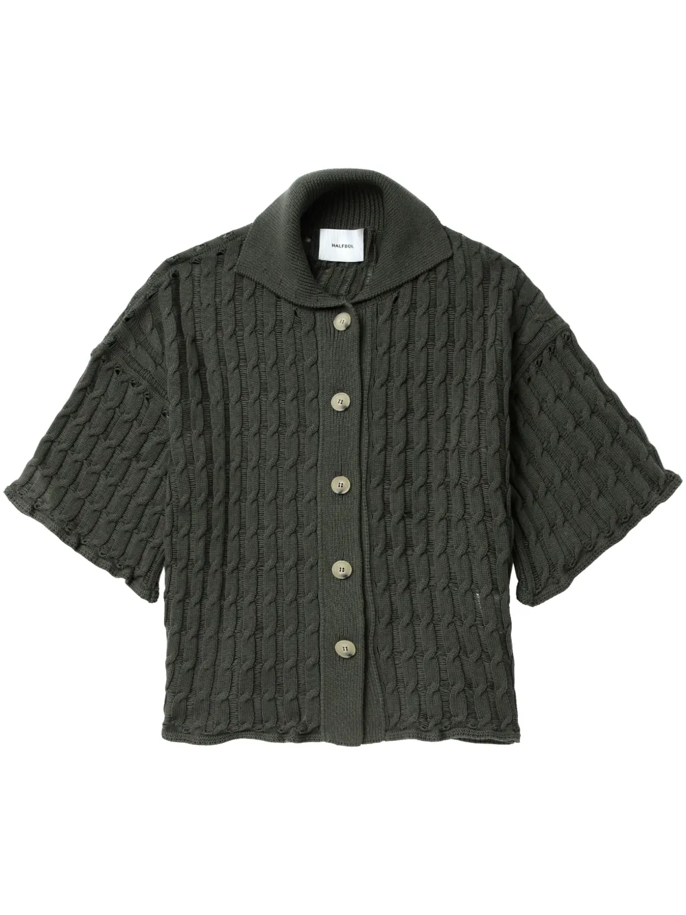 Топ фактурной вязки Halfboy, зеленый
Топ фактурной вязки Halfboy, зеленый