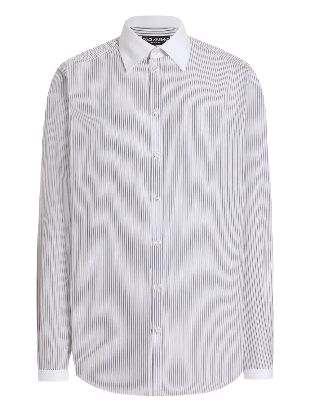Полосатая рубашка с длинными рукавами DOLCE & GABBANA, белый
Полосатая рубашка с длинными рукавами DOLCE & GABBANA, белый